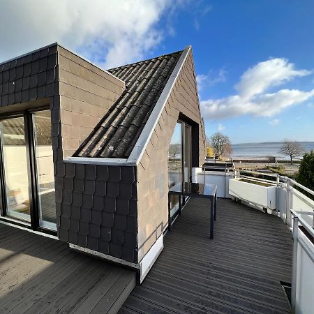 Beach House II - Penthousewohnung In Bestlage Mit Sonniger Dachterrasse Und Top Meerblick Harrislee Buitenkant foto