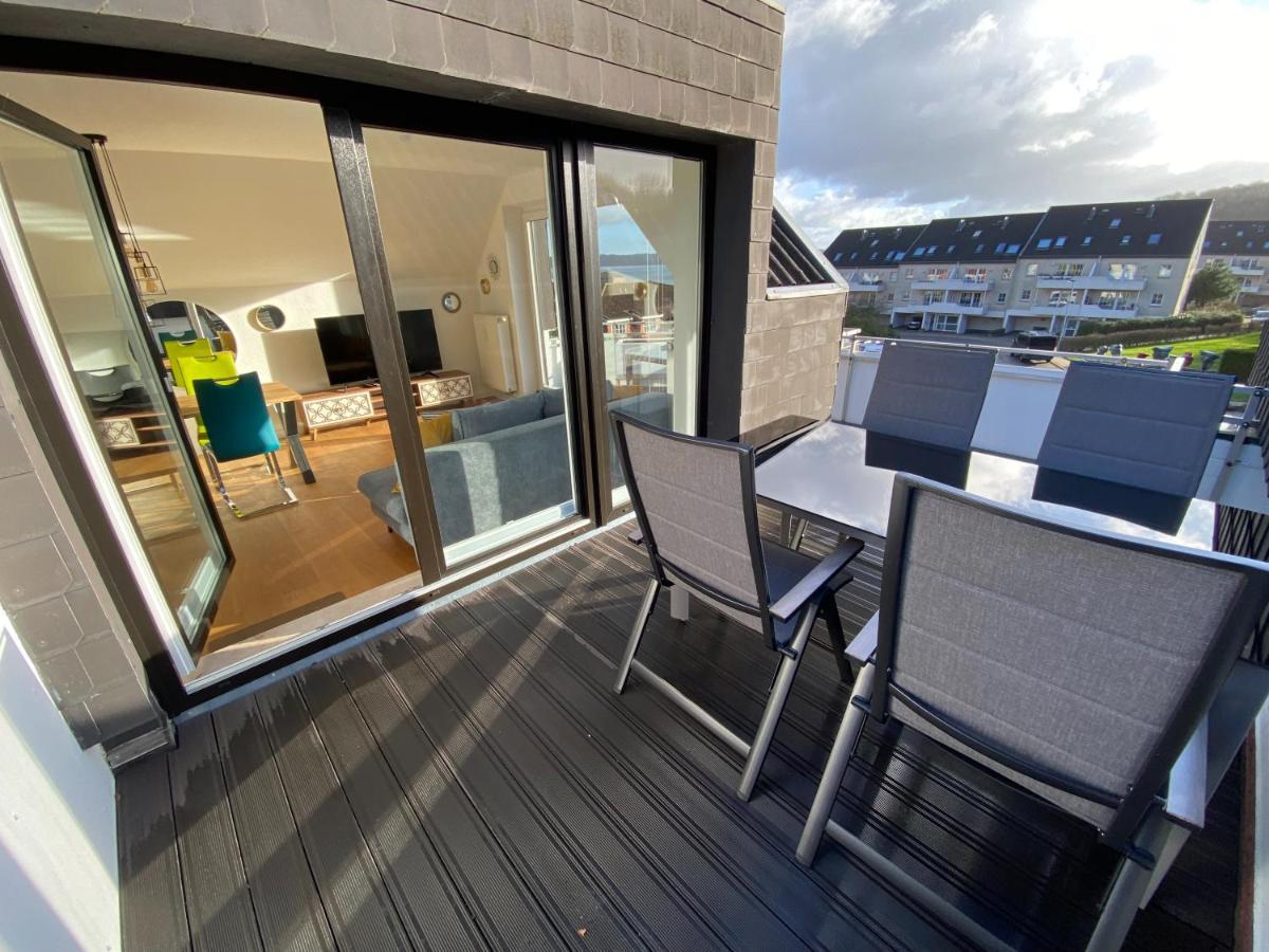 Beach House II - Penthousewohnung In Bestlage Mit Sonniger Dachterrasse Und Top Meerblick Harrislee Buitenkant foto