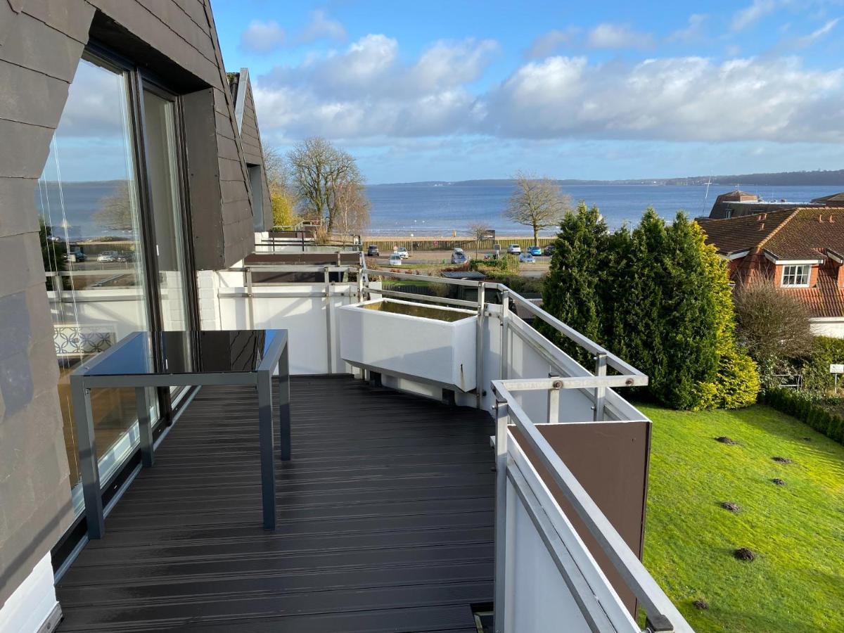 Beach House II - Penthousewohnung In Bestlage Mit Sonniger Dachterrasse Und Top Meerblick Harrislee Buitenkant foto